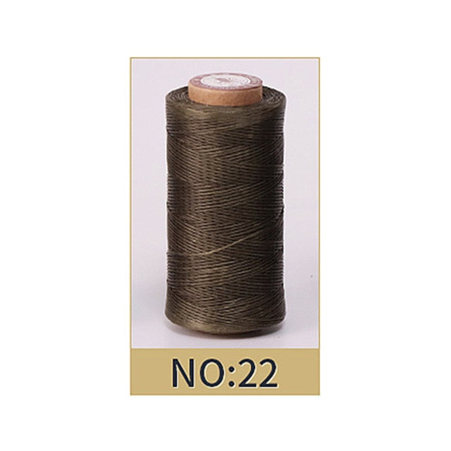 50M 0.8Mm Thickness Waxed Thread For Leather Waxed Cord For Diy Handicraft Tool Hand Stitching Thread Flat Waxed Sewing Line
