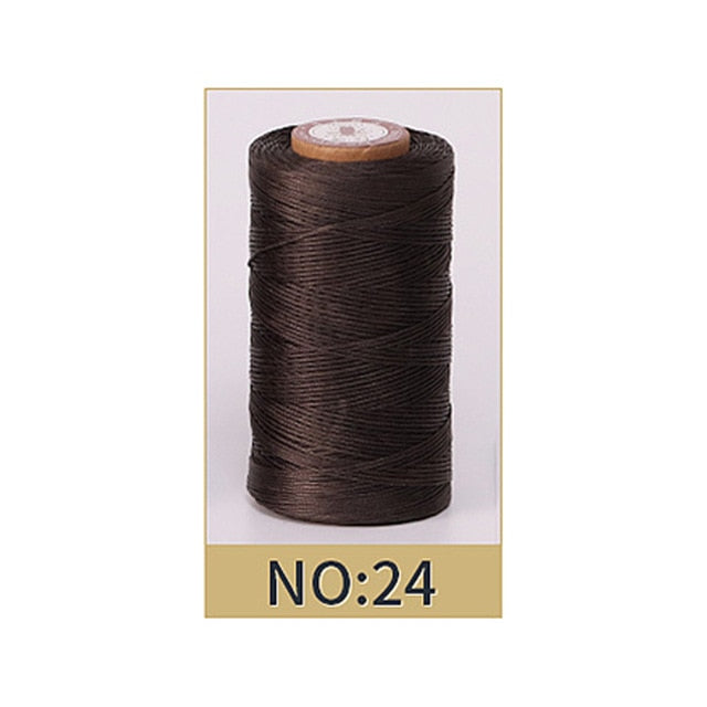50M 0.8Mm Thickness Waxed Thread For Leather Waxed Cord For Diy Handicraft Tool Hand Stitching Thread Flat Waxed Sewing Line