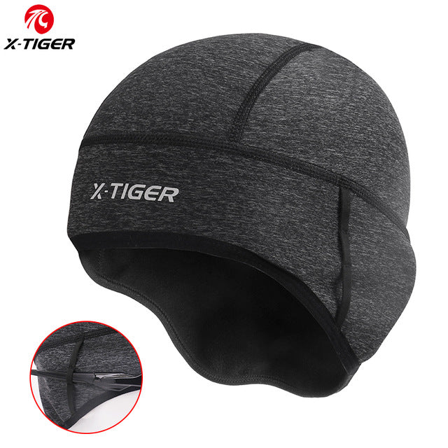 X-TIGER Winter Cycling Cap Windproof Thermal Ski Cap Running Skiing Motocycle Riding Hat Men Women MTB Bike Cycling Headwear