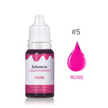 New 10ml Liquid Pigment for Lip Gloss Color Pigment Dyeing Colorant Water Oil Double Use Lipglos Diy Slime Candy Bake Ice Cream