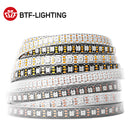 WS2812B RGB Led Strip Light 1m 2m 4m 5m Addressable Individually WS2812 30 60 74 96 100 144 LEDs Magic Color Black White PCB 5V