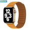Silicone/Leather Link For Apple watch band 40mm 44mm 42mm 38mm 42 mm 1:1 Magnetic Loop bracelet iWatch series 6 5 4 3 SE strap