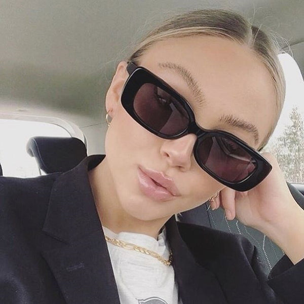 2021 Square Sunglasses Women Luxury Brand Travel Small Rectangle Sun Glasses Female Vintage Retro Oculos Lunette De Soleil Femme