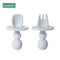 2pc Baby Silicone Spoon Feeding Set Kid Dishes Toddlers Infant Feeding Accessories Spoon Silicone Tableware Children's Goods
