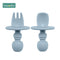 2pc Baby Silicone Spoon Feeding Set Kid Dishes Toddlers Infant Feeding Accessories Spoon Silicone Tableware Children's Goods