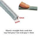 10M Door Window Sealing Strip Soundproof brush seal Weather Stripping burlete puerta mousse acoustique Window gap foam Filler