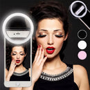 New Selfie Ring Mobile Phone Clip Lens Light Lamp Litwod Led Bulbs Emergency Dry Battery For Photo Camera Well Smartphone Beauty