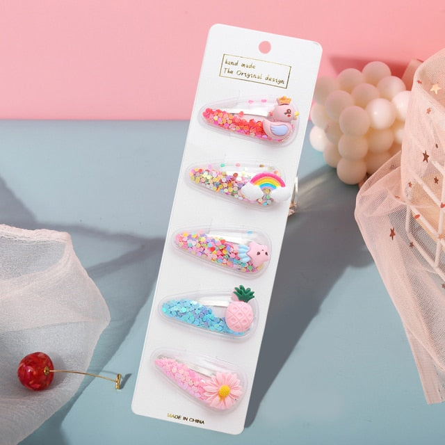 Fashion заколки Sweet Animal Fruit Hairpin Hair Accessories for Women Girls Korean Hair Clips & Pins kawaii Barrettes Headband