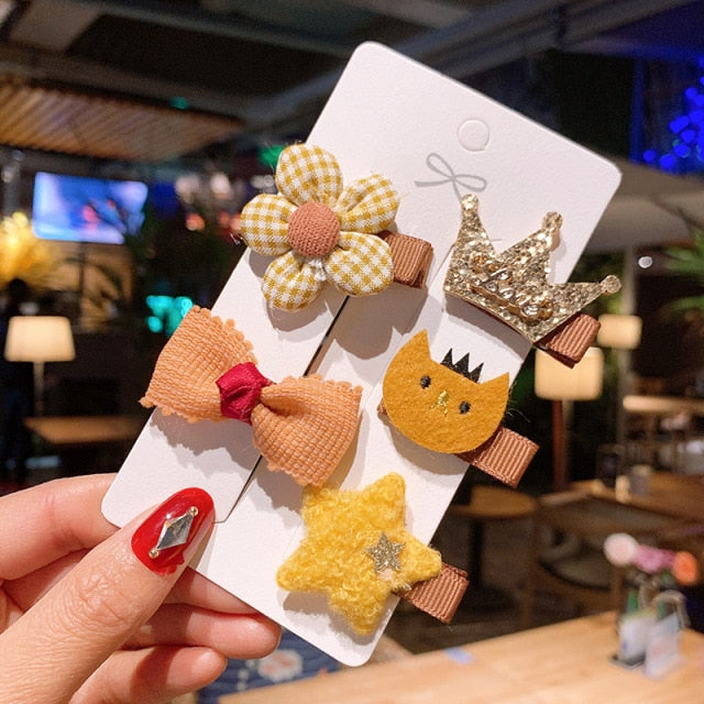 Fashion заколки Sweet Animal Fruit Hairpin Hair Accessories for Women Girls Korean Hair Clips & Pins kawaii Barrettes Headband