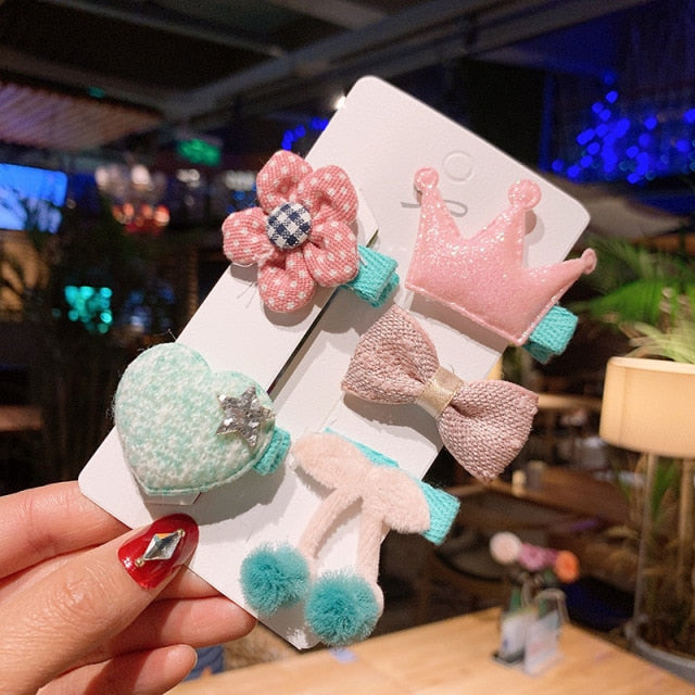 Fashion заколки Sweet Animal Fruit Hairpin Hair Accessories for Women Girls Korean Hair Clips & Pins kawaii Barrettes Headband