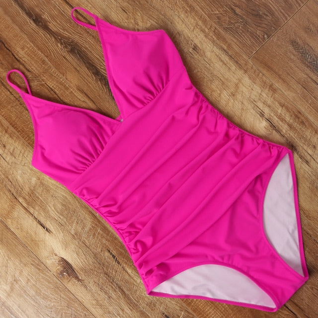 One Piece Tankini Plus Size Swimwear Women Black Halter Hot Monokini Swimsuit Push Up Bathing Suit Sexy 2020 High Waist Bodysuit