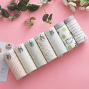 7PCS/Set Women's Sexy Underwear Cute Cotton Panties Briefs For Girl Ladies lingerie Cartoon Girls Pink Pantys Underpants Thongs