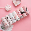 7PCS/Set Women's Sexy Underwear Cute Cotton Panties Briefs For Girl Ladies lingerie Cartoon Girls Pink Pantys Underpants Thongs