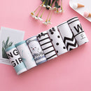 7PCS/Set Women's Sexy Underwear Cute Cotton Panties Briefs For Girl Ladies lingerie Cartoon Girls Pink Pantys Underpants Thongs