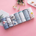 7PCS/Set Women's Sexy Underwear Cute Cotton Panties Briefs For Girl Ladies lingerie Cartoon Girls Pink Pantys Underpants Thongs