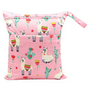 Asenappy Wet Dry Bag With Two Zippered Baby Diaper Bag Nappy Bag Waterproof Reusable Washable 30*36cm