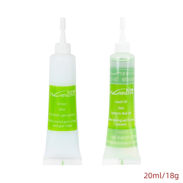 TSURINOYA Fishing Reel Maintenance Oil and Grease Bearing Lubricant oil Gear Protective Grease Casting Spinning Reel Maintenance