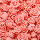 50/100/200 Pieces Teddy Bear of Roses 3cm Foam Wedding Decorative Christmas Decor for Home Diy Gifts Box Artificial Flowers