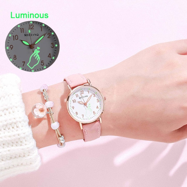 Top Brand Luxury Classic Women's Casual Quartz Leather Band Strap Watch Round Analog Clock Wrist Watches