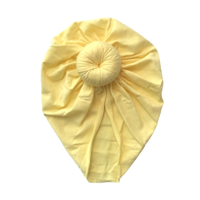 Baby Hat Soft Lovely Flower Bowknot Baby Girl Hats Toddler Turban Hair Band Bonnet Infant Cap Newborn Headwrap Hat Baby Hairband