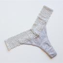 Voplidia Women's Panties Underwear Women Plus Size Sexy Lace Lingerie Panty Thongs G String Tanga T-back Seamless Female PM052