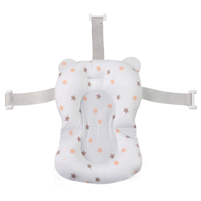 Baby Shower Bathtub Net Pad Standing Type Floating Newborn 0-2 Year Old Supplies Rack Accessories Mat Bebe Tub Set Cushion