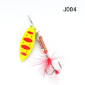 W.P.E Brand Spinner Lure 1pcs 6.5g/10g/13.5g 22 color with Treble Hook Metal Spoon Lure Hard Fishing Lure Fishing Tackle Bait