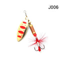 W.P.E Brand Spinner Lure 1pcs 6.5g/10g/13.5g 22 color with Treble Hook Metal Spoon Lure Hard Fishing Lure Fishing Tackle Bait