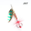 W.P.E Brand Spinner Lure 1pcs 6.5g/10g/13.5g 22 color with Treble Hook Metal Spoon Lure Hard Fishing Lure Fishing Tackle Bait