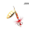 W.P.E Brand Spinner Lure 1pcs 6.5g/10g/13.5g 22 color with Treble Hook Metal Spoon Lure Hard Fishing Lure Fishing Tackle Bait