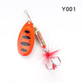 W.P.E Brand Spinner Lure 1pcs 6.5g/10g/13.5g 22 color with Treble Hook Metal Spoon Lure Hard Fishing Lure Fishing Tackle Bait