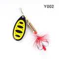 W.P.E Brand Spinner Lure 1pcs 6.5g/10g/13.5g 22 color with Treble Hook Metal Spoon Lure Hard Fishing Lure Fishing Tackle Bait