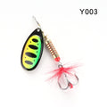 W.P.E Brand Spinner Lure 1pcs 6.5g/10g/13.5g 22 color with Treble Hook Metal Spoon Lure Hard Fishing Lure Fishing Tackle Bait