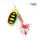 W.P.E Brand Spinner Lure 1pcs 6.5g/10g/13.5g 22 color with Treble Hook Metal Spoon Lure Hard Fishing Lure Fishing Tackle Bait