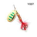 W.P.E Brand Spinner Lure 1pcs 6.5g/10g/13.5g 22 color with Treble Hook Metal Spoon Lure Hard Fishing Lure Fishing Tackle Bait