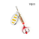 W.P.E Brand Spinner Lure 1pcs 6.5g/10g/13.5g 22 color with Treble Hook Metal Spoon Lure Hard Fishing Lure Fishing Tackle Bait