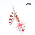 W.P.E Brand Spinner Lure 1pcs 6.5g/10g/13.5g 22 color with Treble Hook Metal Spoon Lure Hard Fishing Lure Fishing Tackle Bait