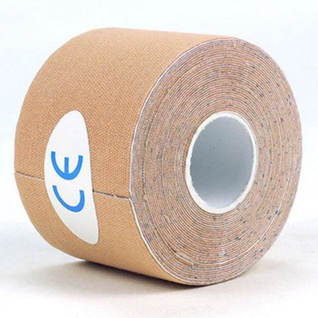 2 Size Kinesiology Tape Athletic Recovery Elastic Tape Relief Muscle Pain Knee Pads Support For Sport Fitness Bandage