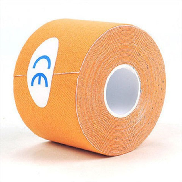 2 Size Kinesiology Tape Athletic Recovery Elastic Tape Relief Muscle Pain Knee Pads Support For Sport Fitness Bandage