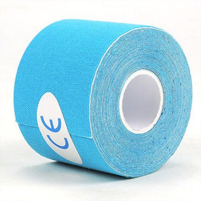 2 Size Kinesiology Tape Athletic Recovery Elastic Tape Relief Muscle Pain Knee Pads Support For Sport Fitness Bandage