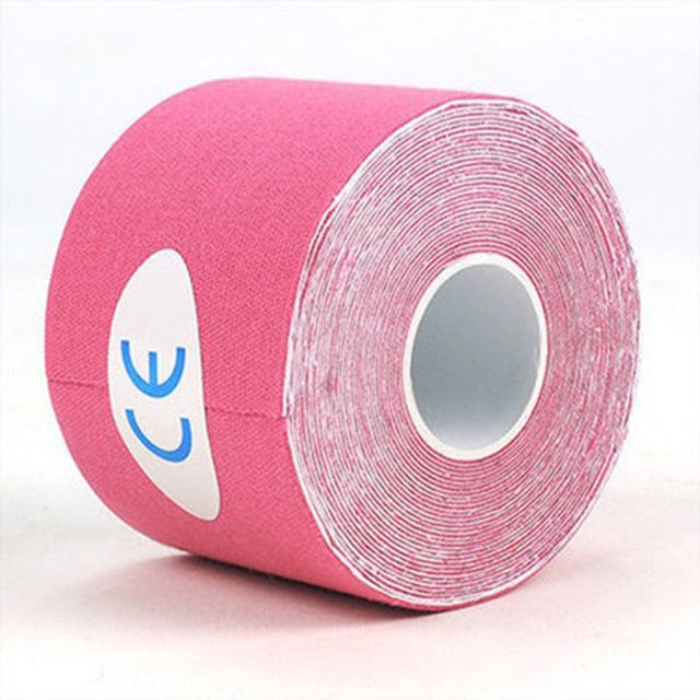2 Size Kinesiology Tape Athletic Recovery Elastic Tape Relief Muscle Pain Knee Pads Support For Sport Fitness Bandage
