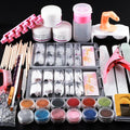 COSCELIA US Warehouse Acrylic Powder Set Nail Tips All For Manicure Tools Brush Nail Kit Professional Set For Nails