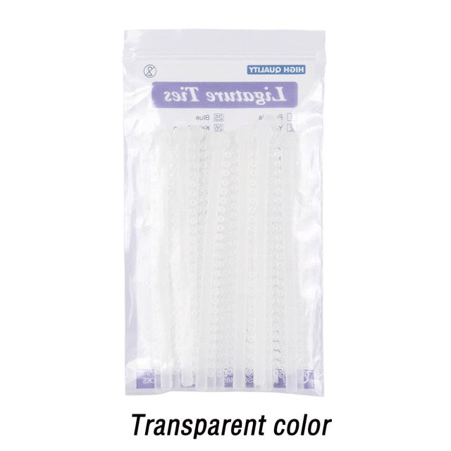 1Pack=1000PCS/20Sticks Dental Orthodontic Elastic Ligature Ties Bands for Brackets Braces Colourful to Choose