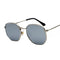 2021 Square Sunglases Men Hexagon Sun glasses Mannen Women Metal Frame Fishing Glasses Gold gray Eyewear lentes de sol hombre