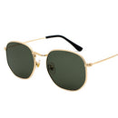 2021 Square Sunglases Men Hexagon Sun glasses Mannen Women Metal Frame Fishing Glasses Gold gray Eyewear lentes de sol hombre