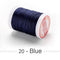 0.4 0.5 0.6mm Round Waxed Thread Polyester Cord Wax Coated Strings for Braided Bracelets DIY Accessories or Leather Craft Sewing