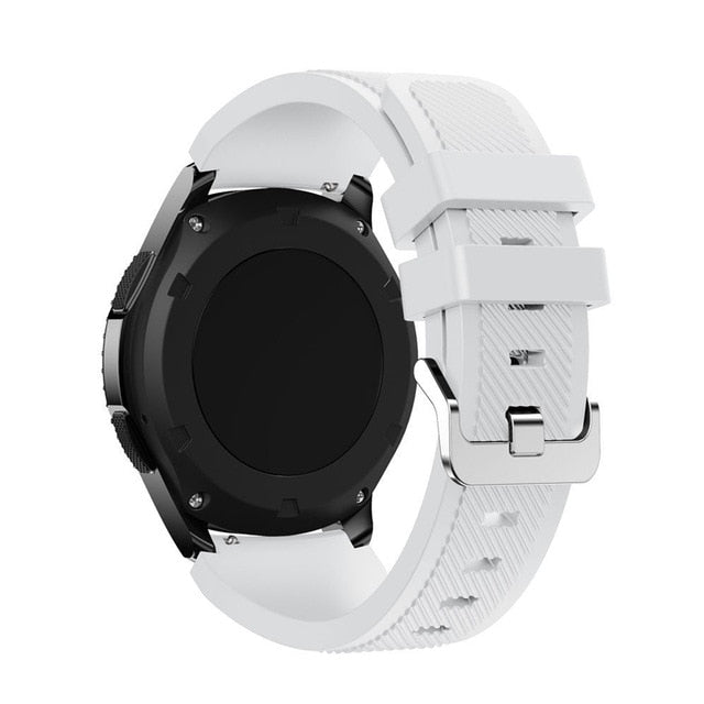 20mm 22mm Band for Samsung Galaxy Watch 3/46mm/42mm/active 2 Gear s3 Frontier/S2 silicone bracelet Huawei GT/2/2e/GT2 Pro strap