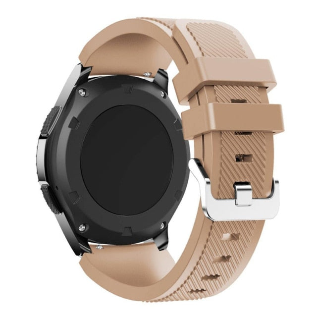 20mm 22mm Band for Samsung Galaxy Watch 3/46mm/42mm/active 2 Gear s3 Frontier/S2 silicone bracelet Huawei GT/2/2e/GT2 Pro strap