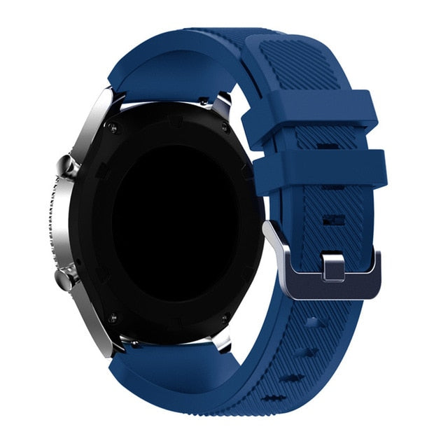 20mm 22mm Band for Samsung Galaxy Watch 3/46mm/42mm/active 2 Gear s3 Frontier/S2 silicone bracelet Huawei GT/2/2e/GT2 Pro strap