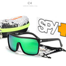 HELM Polarized Sunglasses Men Classic Square Unisex Sun Glasses Ken Block With Original Box Happy 43 Lense